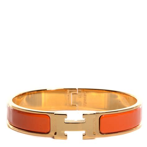 hermes cube h|Hermes enamel h bracelet.